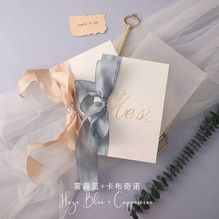 结婚誓言卡婚礼高级简约手写誓词婚礼致词新郎新娘V誓言小众致辞