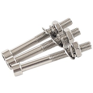 螺纹M12螺帽20M6半牙M8螺栓不锈钢内六角螺丝螺杆半1W0M套装 1螺母