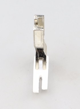 P58N塑料压脚平车拉链压脚白色铁氟龙塑料0.O3小压脚窄压脚10个装