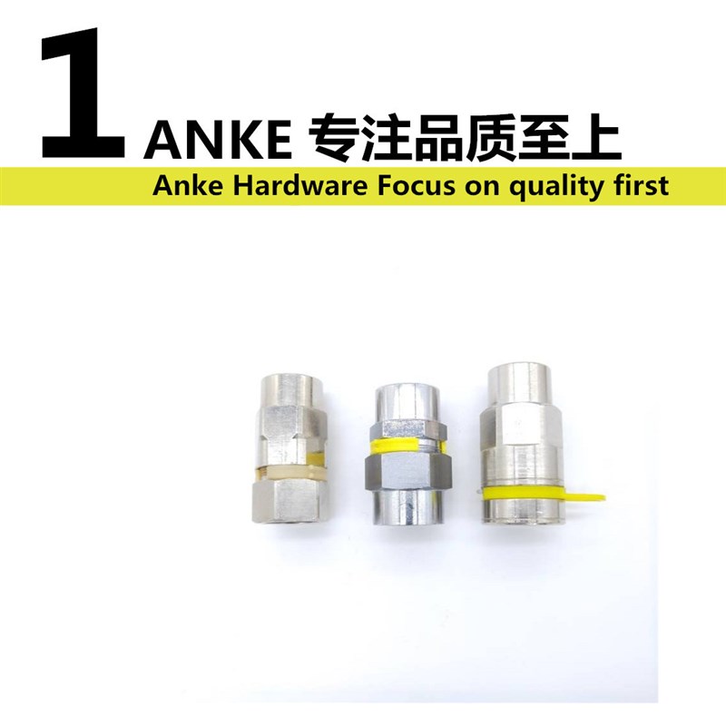 5分燃气管全铜内丝外丝接头18管波纹燃气管快接5分燃气管三通快插