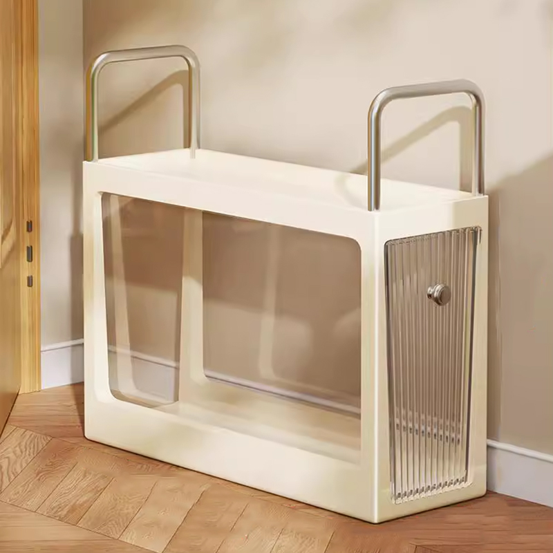 门后卫生间夹缝收纳柜超薄极窄置物架浴室缝隙窄柜落地带轮收纳架