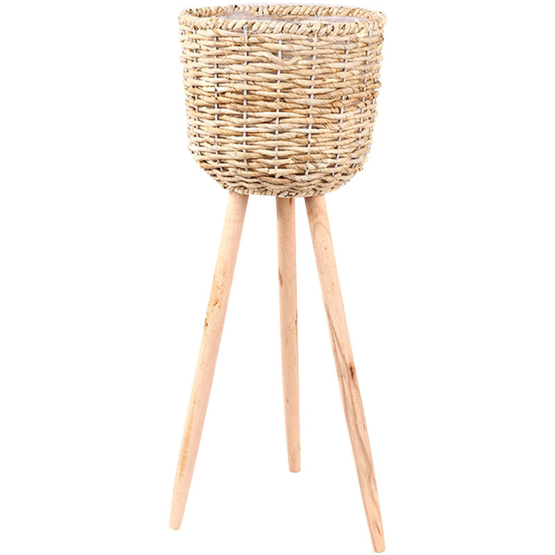 极速北欧竹编创意草编花s盆藤编花篮客厅编织柳编落地花架简约绿,家居饰品,花篮,淘宝优惠券,粉丝福利购,淘宝优惠卷