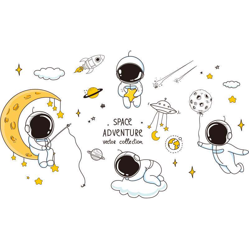 新品儿童卡通墙壁贴画壁r纸壁纸自粘卧室床头装饰小男孩房间创意