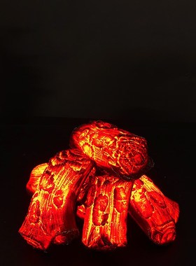 极速仿真木炭摆件舞台火堆道具篝火红色装饰品Q雕塑火把节逼真效