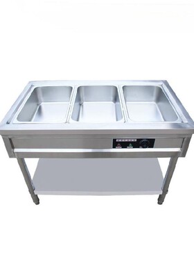 新品新品餐车卖e饭菜台水饺卤菜店多用盒包N子保温售卖台四格耐用