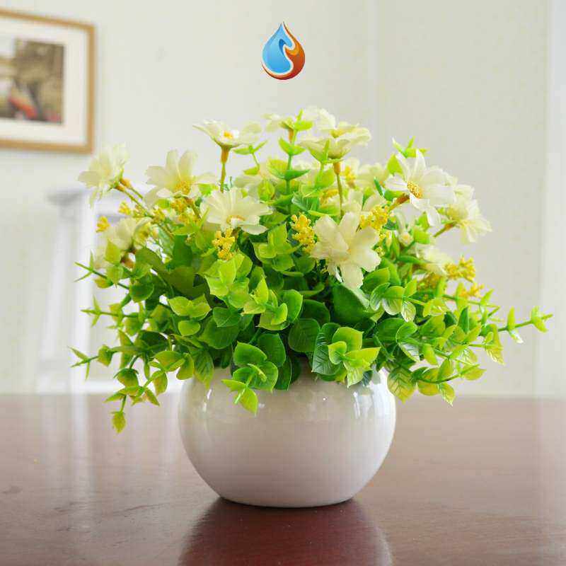 极速厕所卫生间餐桌小盆景家居手工装饰花客厅P空调上的摆件花装