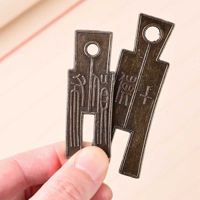 新品先秦文字古币仿古代钱币战国刀币收藏L品青铜古玩历史课堂教