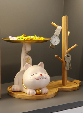 极速乔迁b新居礼品创意招财猫摆件客厅暖房实用家居装饰品新家搬