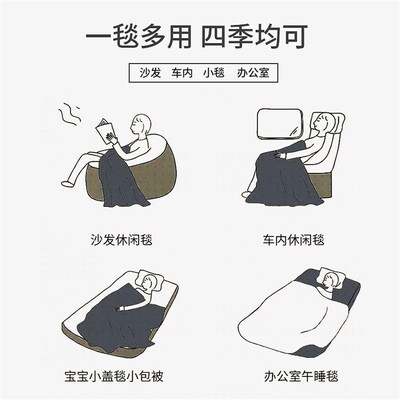 极速chi66女流8周年纪念款法兰绒空调毯 办公沙发午Y休 小毛毯