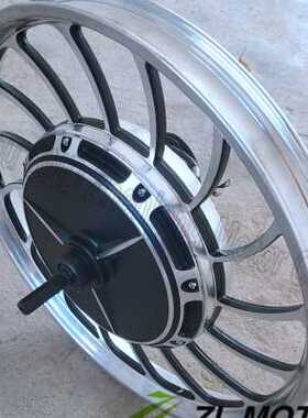 极速36V20寸500w电动车改装电机 48V60V1L000W 大功率观光车涨刹