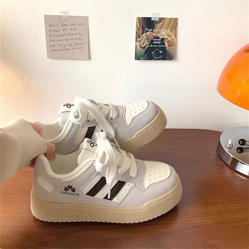 新品女童板鞋2026新款秋季x德训鞋儿童鞋子初中生大童运动鞋软底