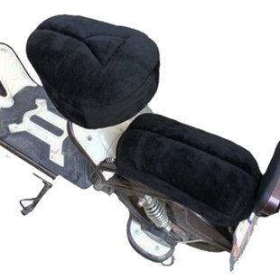 极速雅迪电动车坐垫套座套冬季软电动G自行车后座垫电瓶车坐垫加