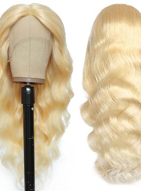 极速Long Wavy iSynthetic Blonde Lace Wigs 13X4X1 T Part Lace