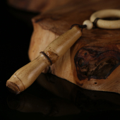 新品 文玩玉竹佛肚竹实心竹高密度老料云妃竹手P把件手机挂件钥匙