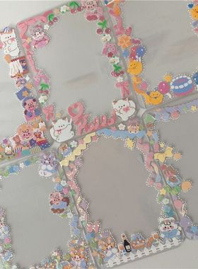 极速rent Sleeves Card Holder With ChaiIn School Korean Stati