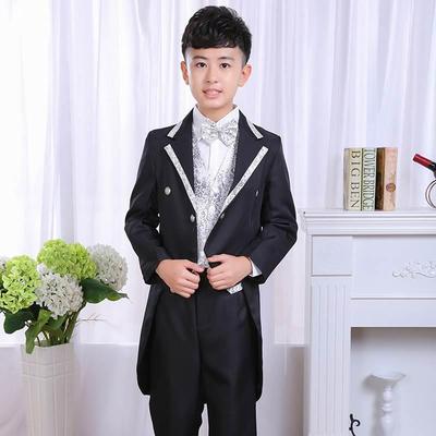 极速l新款花f童礼服男童燕礼服套装婚礼儿童出尾服小西装钢琴演装