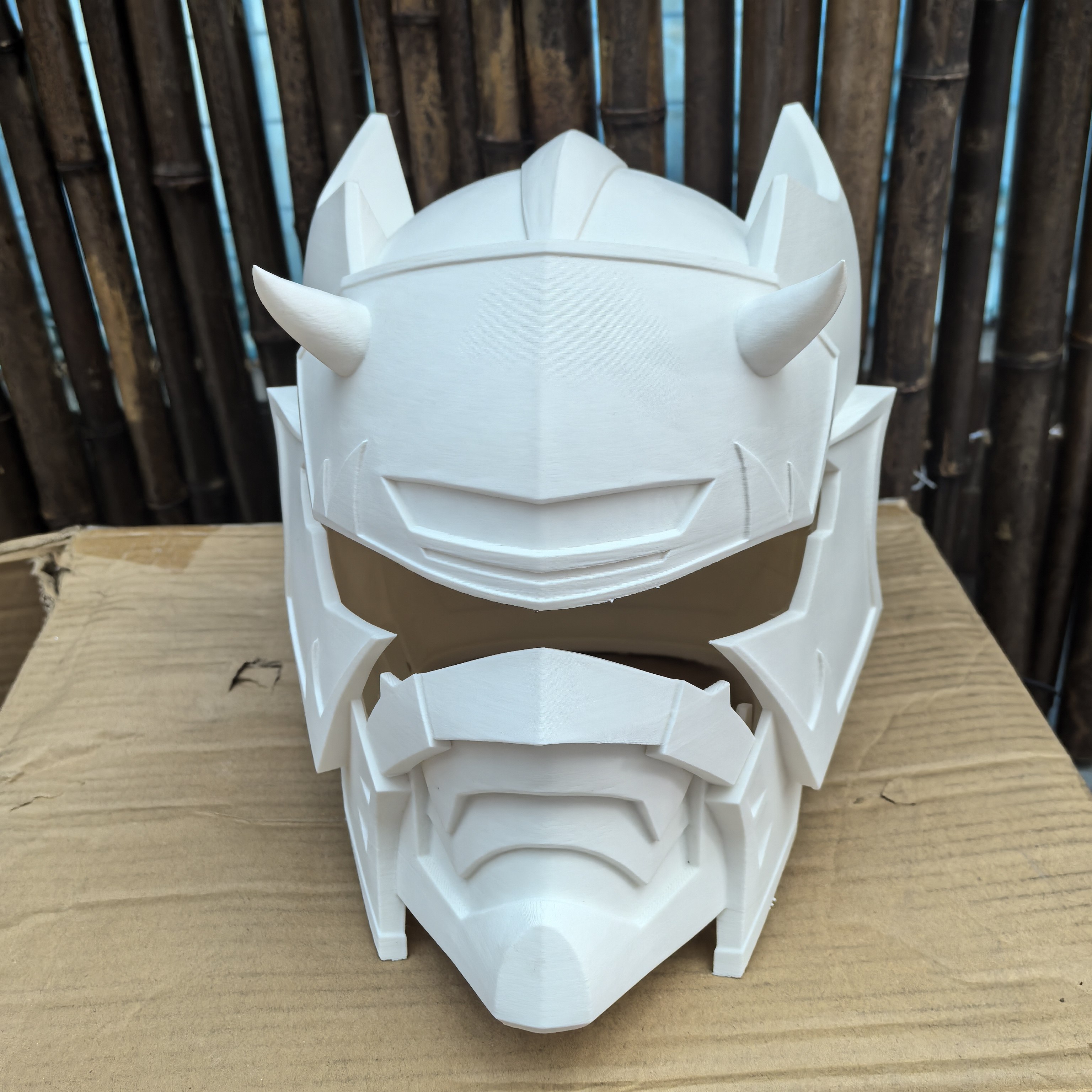 铠甲勇士 雪獒铠甲 头盔 PLA材质白膜皮套素材 3d打印cosplay道具