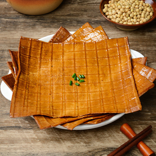 达县牛皮豆干五香220g豆腐干卤味