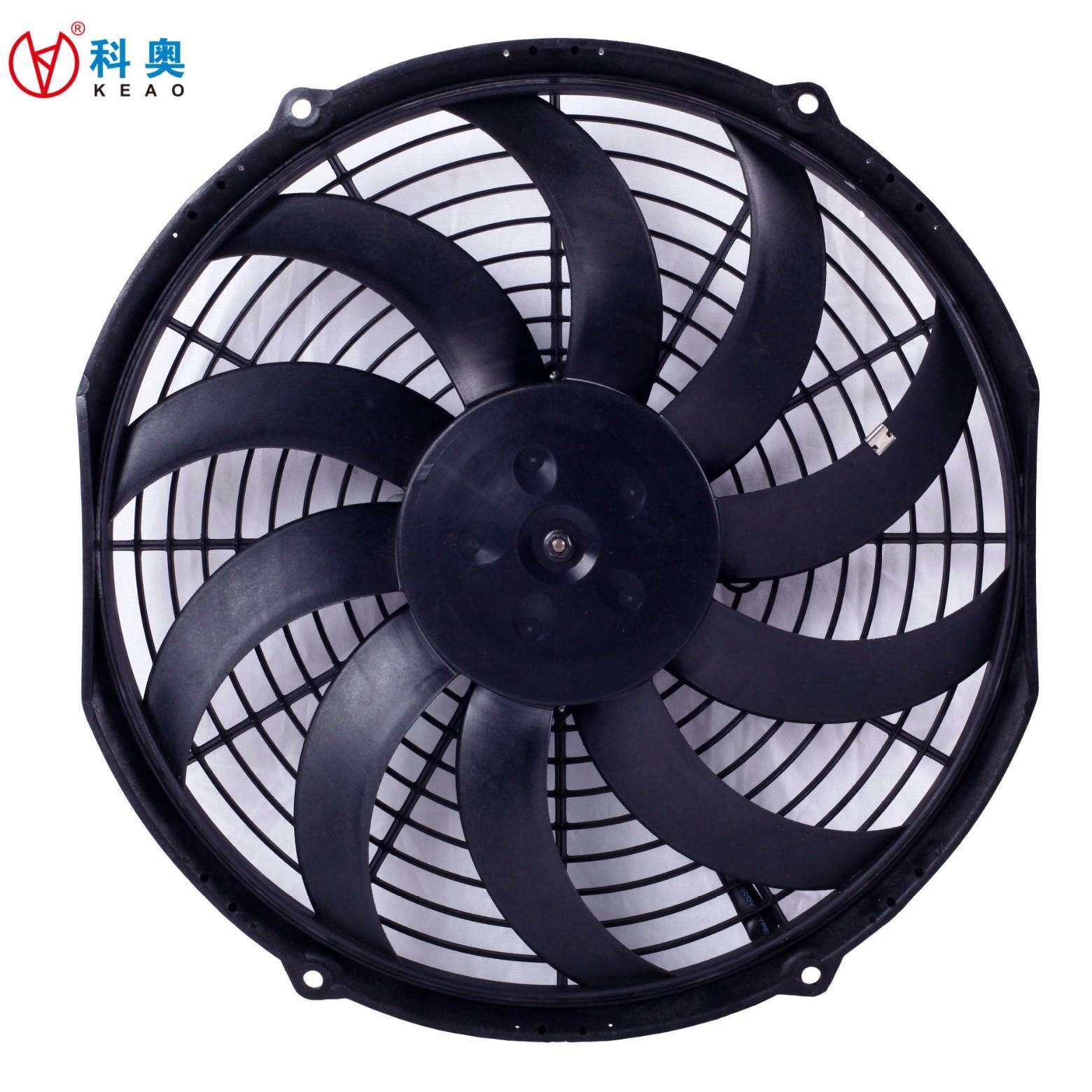 12寸 吹风 10弯叶 汽车冷凝风机风扇电子扇 散热器风扇 KLNF276