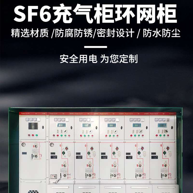 厂家SF6全绝缘充气柜高压成套环网柜一进四出 二进四出高压环网柜