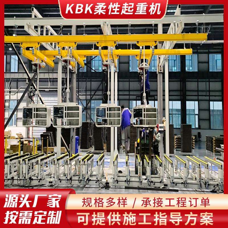 0.5t1吨柔性KBK组合式起重机铝合金材质车间流水线 KBK柔性起重机