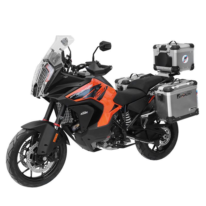 适用22款KTM1290ADV护杠底板边箱三箱尾箱保险杠保护原改装