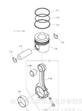 65.02502-0081活塞销P222FE斗山