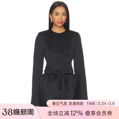 Lovers and Friends AUDREY 夹克 休闲时尚潮流REVOLVE  黑色