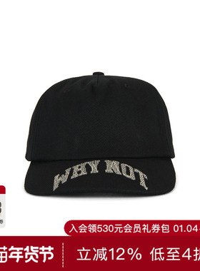 Honor The Gift WHY NOT 鸭舌帽 休闲时尚潮流男REVOLVE  黑色