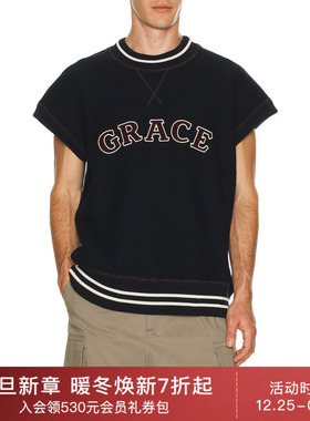 Wales Bonner OCTOBER 背心 休闲时尚潮流男REVOLVE  黑色