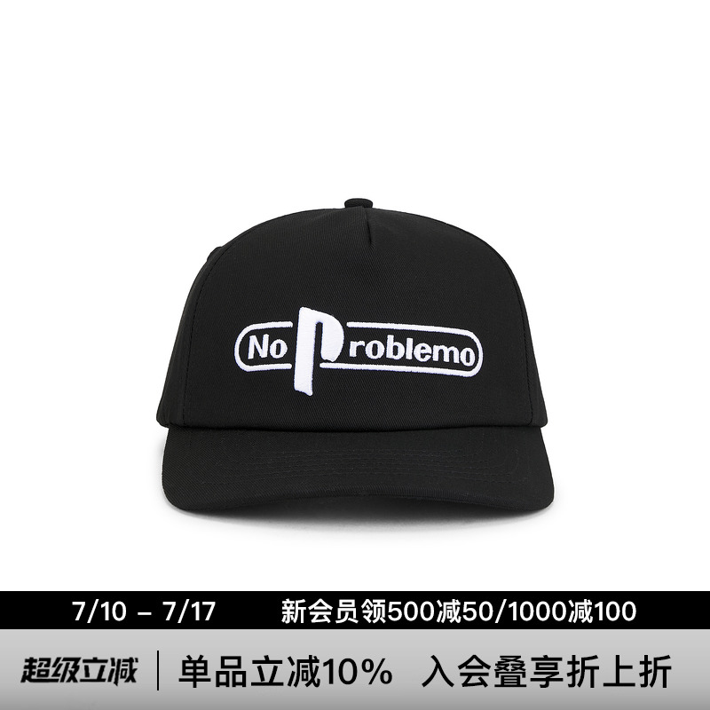 No ProblemoNO LIMITS 鸭舌帽 休闲时尚潮流男REVOLVE  黑色