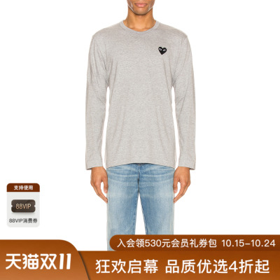 COMME des GARCONS PLAY PLAY 长袖T恤 休闲时尚潮流男REVOLVE