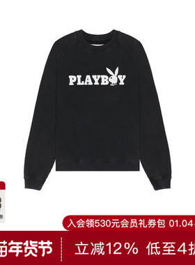 Playboy MASTHEAD 运动衫 休闲时尚潮流男REVOLVE  黑色