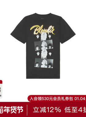 Philcos Blondie乐队主题 圆领短袖白色T恤 复古男装REVOLVE