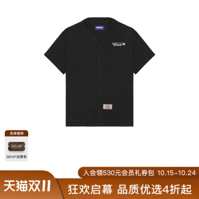 Deva States PINS 衬衫 休闲时尚潮流男REVOLVE  黑色