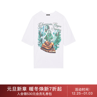 Chavarria 潮流男REVOLVE CHAVARRIA 休闲时尚 白色 T恤 Willy