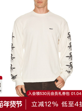 Obey EARS T恤 休闲时尚潮流男REVOLVE  白色