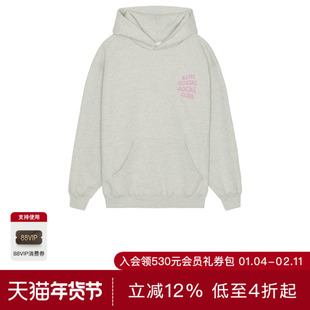 [秋冬新品]Anti Social Social Club灰色卫衣REVOLVE冬季保暖
