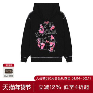 [秋冬新品]Anti Social Social Club黑色卫衣REVOLVE冬季保暖