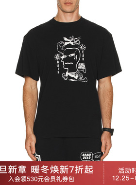 Brain Dead EARTH WORKS T恤 休闲时尚潮流男REVOLVE  黑色