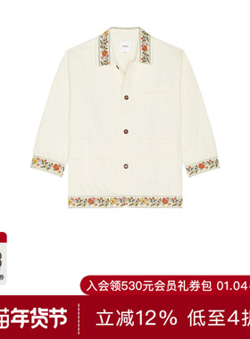 Found KANTHA FLORAL 工装夹克 休闲时尚潮流男REVOLVE  奶油色