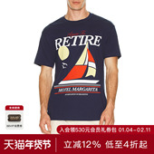 潮流男REVOLVE Motel 蓝色 T恤 休闲时尚 Margarita RELAXATION