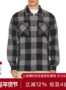 Fair Harbor RIPTIDE 衬衫式夹克 休闲时尚潮流男REVOLVE  藏青色