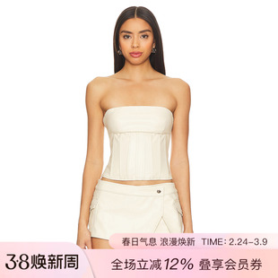 superdown ODESSA CORSET 上装 休闲时尚潮流REVOLVE  奶油色