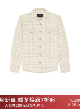 Rails ALDER 衬衫 休闲时尚潮流男REVOLVE  棕色