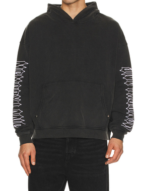 Memory Lane IRON TEXT 连帽衫 休闲时尚潮流男REVOLVE  黑色