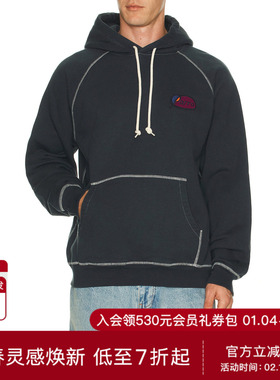 By Parra CIRCLED SCRIPT 连帽运动衫 休闲时尚REVOLVE冬季保暖