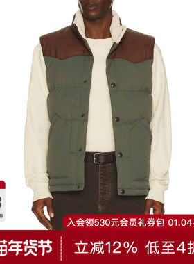 Faherty RANGE DOWN 背心 休闲时尚潮流男REVOLVE  绿色