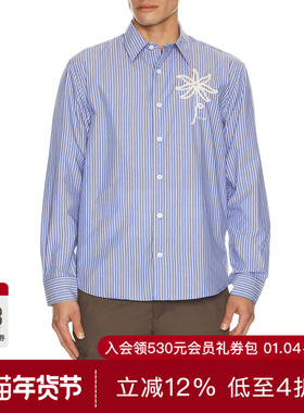 NN07 衬衫 休闲时尚潮流男REVOLVE  蓝色