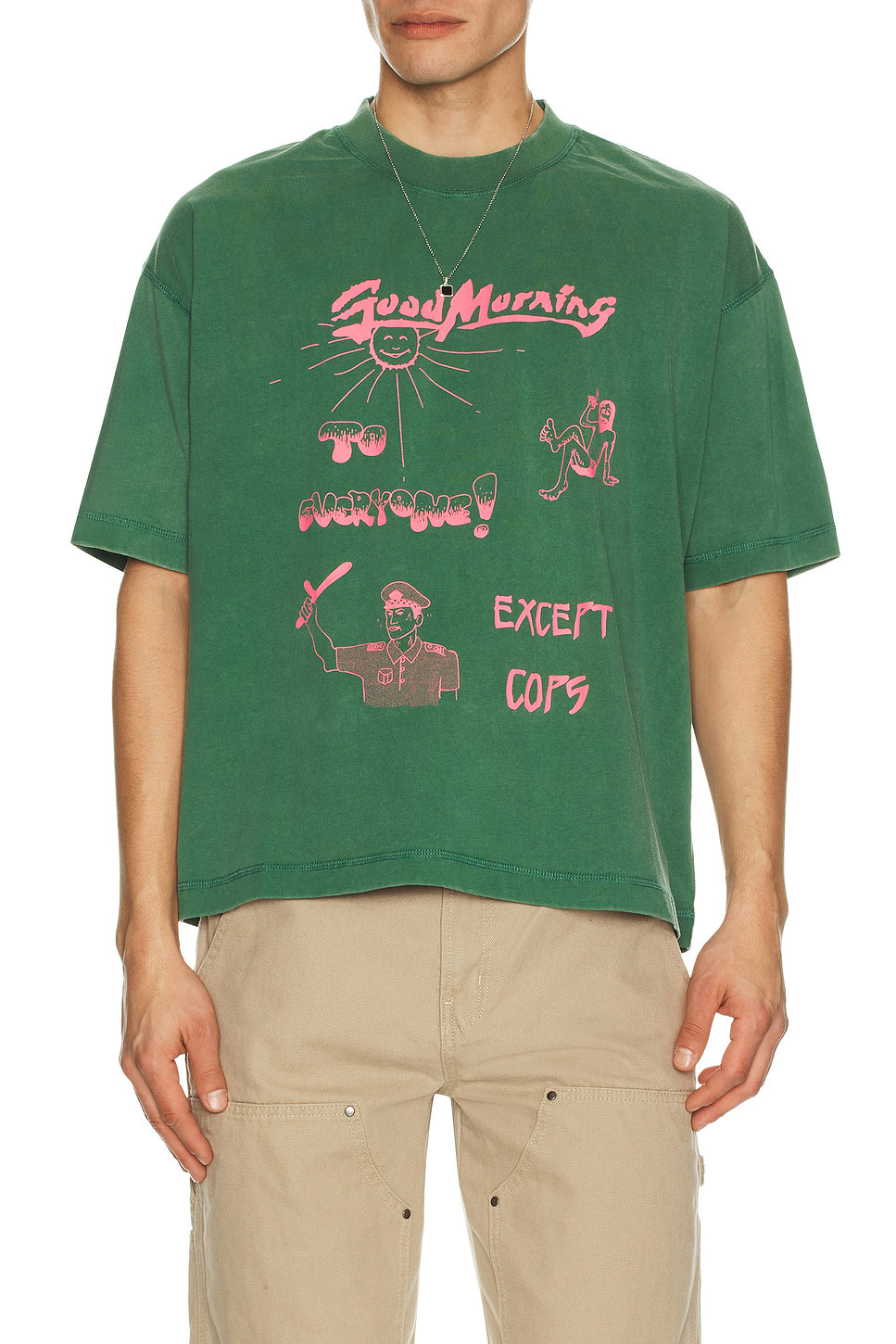 Jungles GOOD T恤 休闲时尚潮流男REVOLVE  绿色